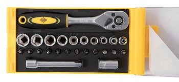 Socket Set Mts 1/4`` 25Pc