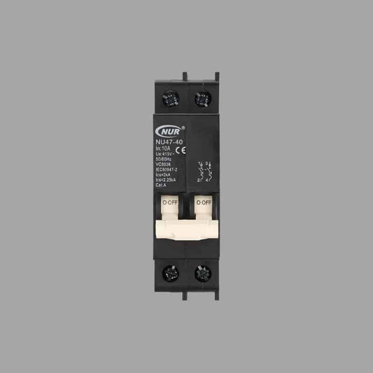 NUR Mini Rail 2-Pole Circuit Breakers — 3kA official manufacturer image