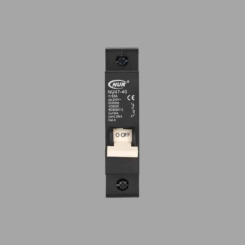 NUR Mini Rail 1-Pole Circuit Breakers — 3kA official manufacturer image