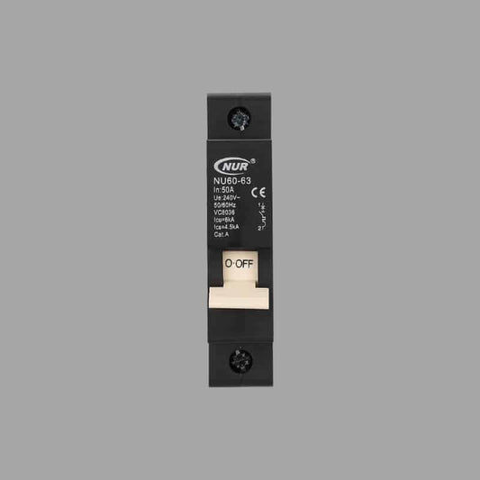 NUR Mini Rail 1-Pole Circuit Breakers — 6kA official manufacturer image