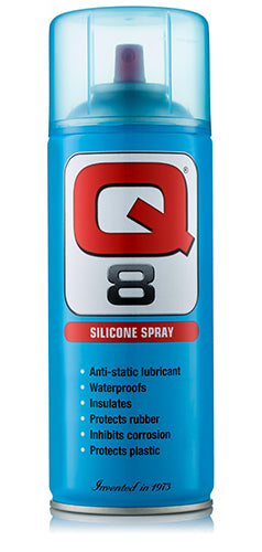 Q8 Qsil Lubricant Silicone Spray 400Gr  Aerosol