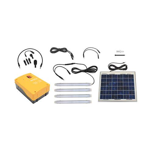 10W Solar Kit + 4 Tubes