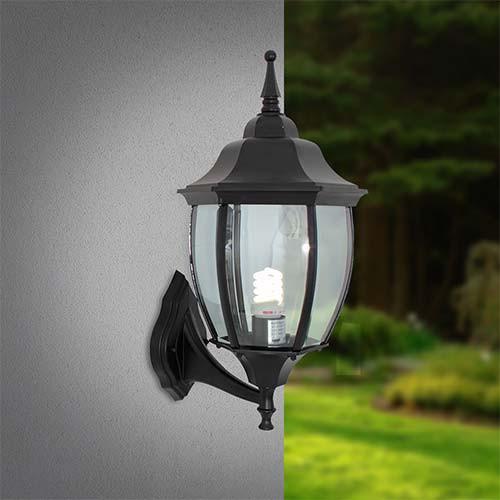 Upfacing Aluminium Wall Lantern