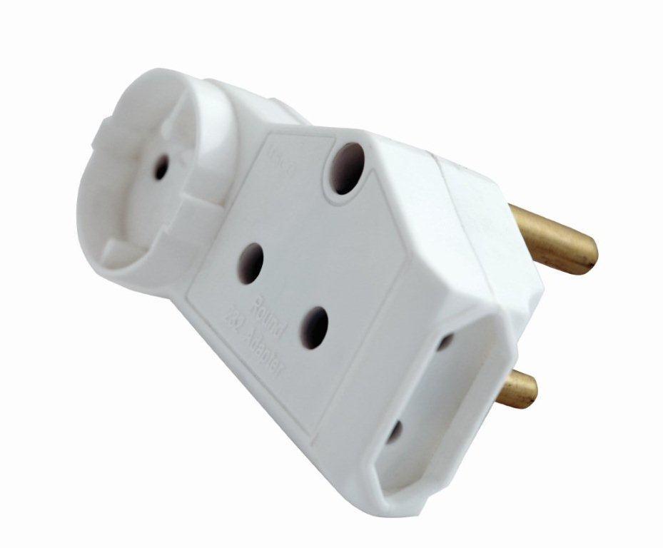 LESCO 1X SCHUKO & 1X15A OUTLET & 2X5A OUTLET ADAPTOR