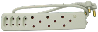 GAP 7-Way Extenda Plug with 4 Euro and 3 3-Pin Sockets (SKU O407/1)