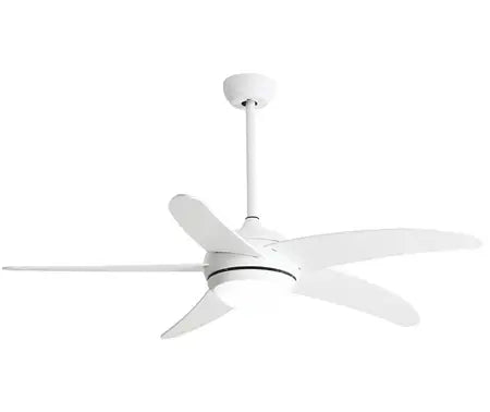 Silenta 5 Blade Ceiling Fan Wht Incl 18Wled Light&Rem