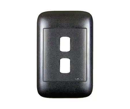 4X2 2Lever Black Yoke and Surround