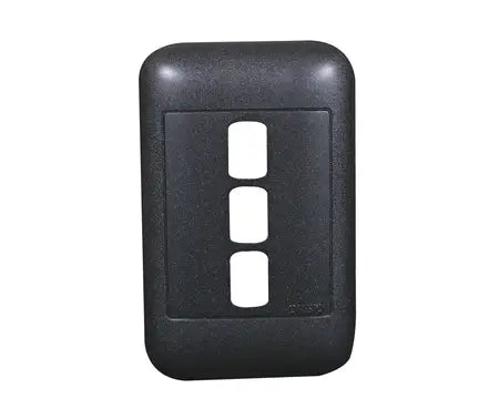 4X2 3Lever Black YokeandSurround