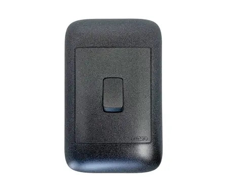 4X2 1Lever 2Way Black Switch