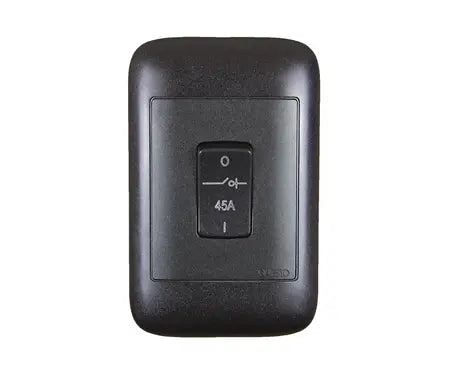 4X2 45A 2Pole Black Isolator