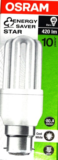 Osram Dstar 8W/840 220-240V B22D 10X1 Za