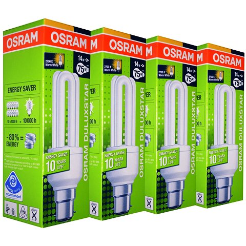 Osram Dstar 14W/840 220-240V B22D 10X1 Za