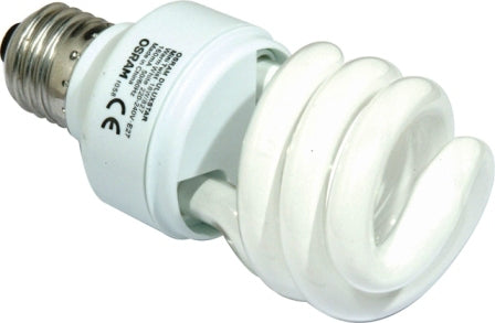 Osram Energy Saver Twist 18W Es W/White Bx (Per10