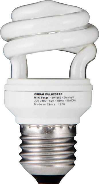 Osram Mini Twist 8W Es Warm White Per20