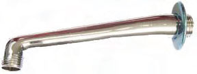 Shower Arm Brass Lt/Pat With Extended Thread