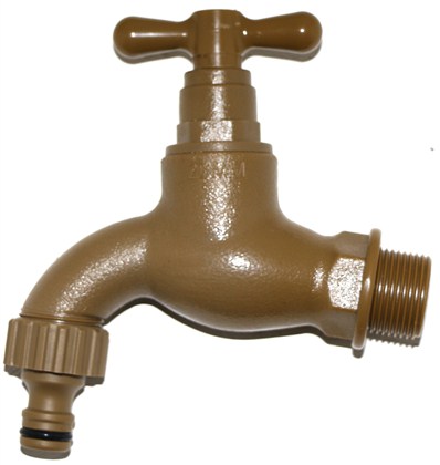 Tap Plastic Garden Clip-On Hose Union 22Mmx22Mm