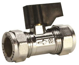 Valve Mini Ball Brass Lever Type Cxc 15Mm Cp