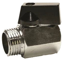 Valve Mini Ball Brass Lever Type Mxf 15Mm Cp Polished