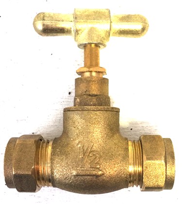 Stopcock Brass 15Mm Cxc