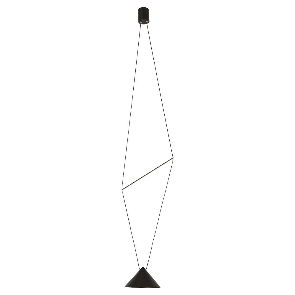 Led Pendant - Orange/Black