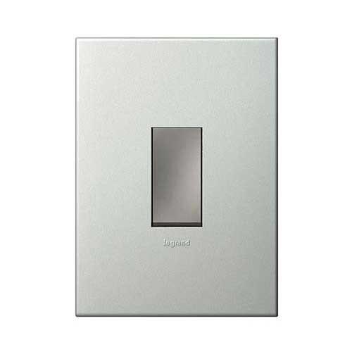 Legrand Arteor 1 Lever Light Switch - Soft Aluminium