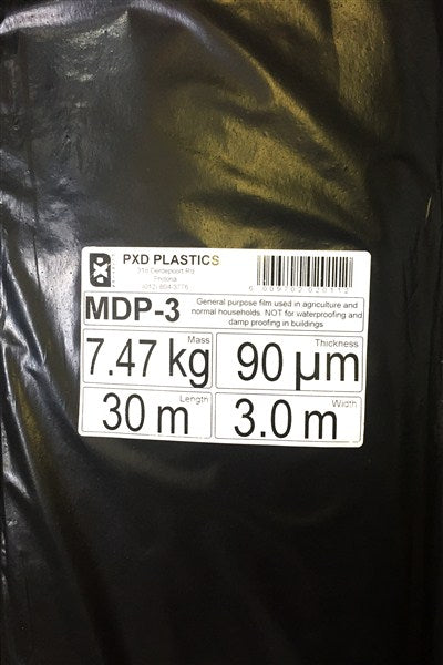 Pvc Sheet Black [Non S900S] 3Mt*30Mt*90# Mdp (Min Pack)