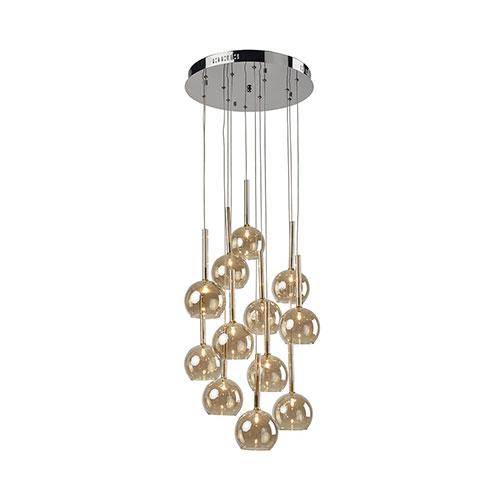 Nebula Frosted Pendant - 12 Light