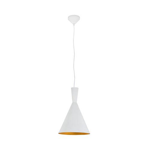 Industria 1 Light Pendant - Tri-White And Gold