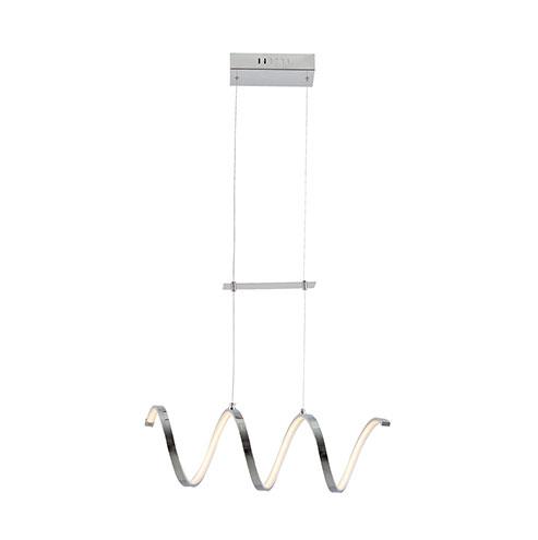 Hemisphere Led 1 Light Pendant - Spiral
