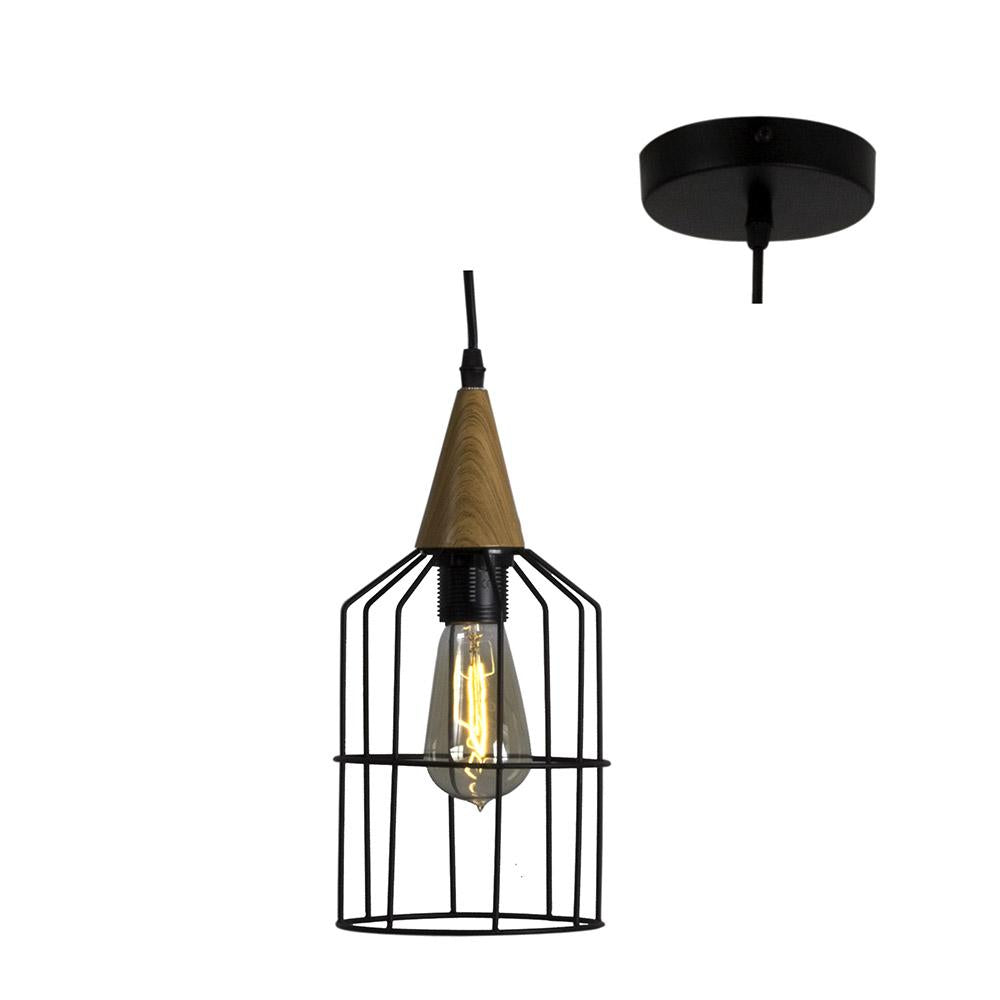 Vibrato Jar Pendant - Black