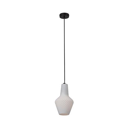 Milano Pendant With Milk White Glass 310Mm