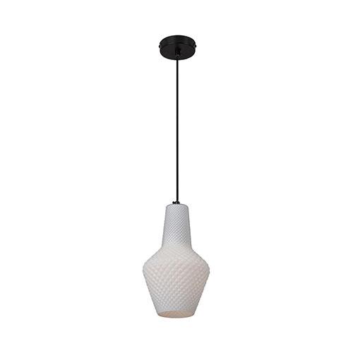 Milano Pendant With Milk White Glass 430Mm