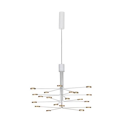 Tilly Pendant White & Opal 750Mm