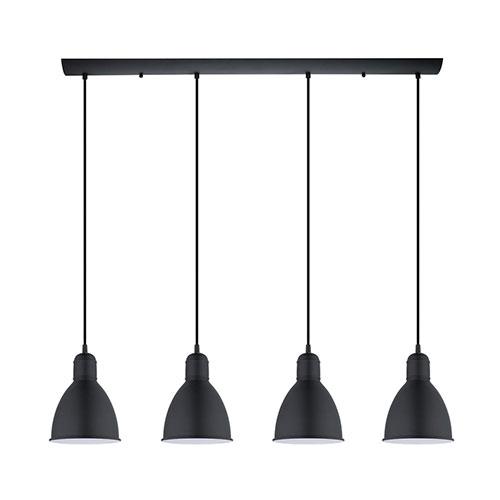 Priddy 4-Light Pendant Black