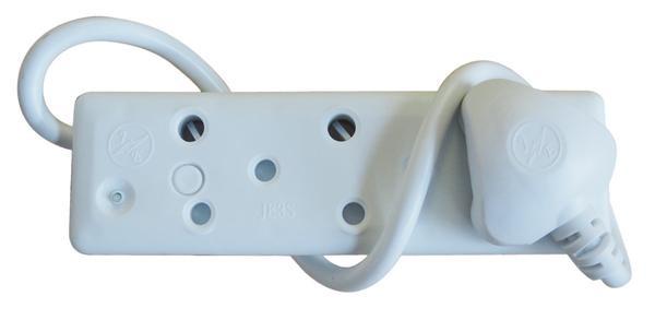 15A 3-Way Extenda Multiplug with 0.4m Cable