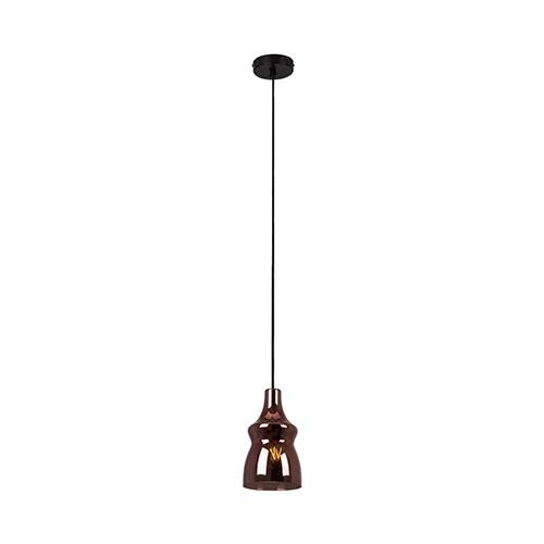 Larissa Pendant With Transparent Copper Glass 125Mm