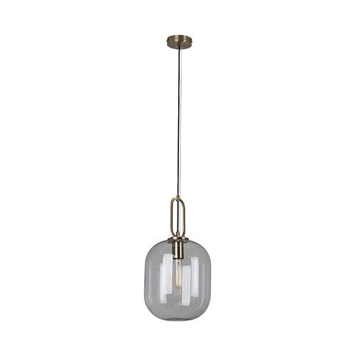 Hallstat Pendant Bronze With Clear Glass 250Mm