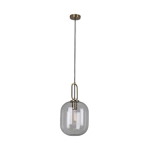 Hallstat Pendant Bronze With Clear Glass 350Mm