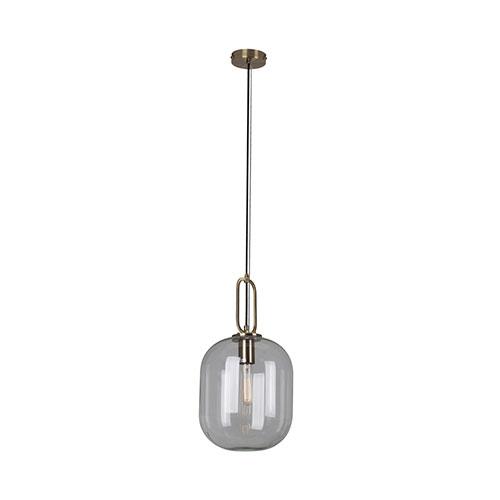Hallstat Pendant Bronze With Clear Glass 440Mm