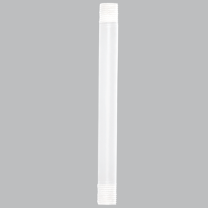 Brightstar 100mm White Metal Rod for PART022 Fan Fitting