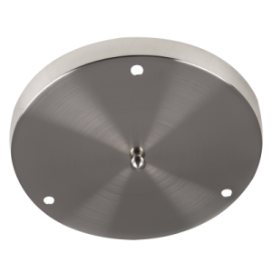 Brightstar Satin Chrome 250mm 3 Light Ceiling Cup