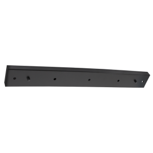 Brightstar Rectangular Black Metal Ceiling Plate (700mm x 80mm)
