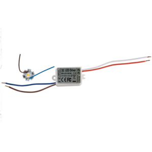 Brightstar PART650: 1W LED COB Module with 500mm Wire and Driver