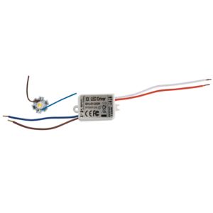 Brightstar 3W LED COB with 500mm Wire and Driver Component
