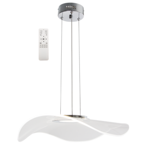 Brightstar PEN094/1 Polished Chrome and Acrylic LED Pendant with Remote Control