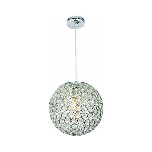 Connesso Chrome Pendant With Acrylic Crystals