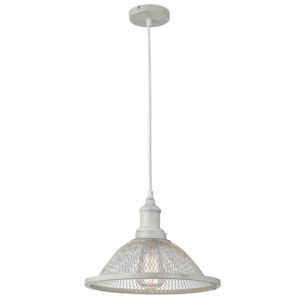 Brightstar PEN203 French White Metal Cord Pendant Light