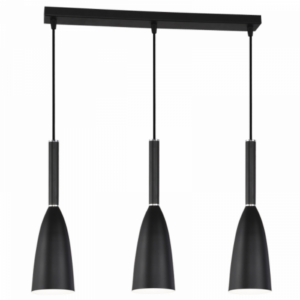 Brightstar PEN244/3 Black Metal Pendant with 3 x 60W ES Holders