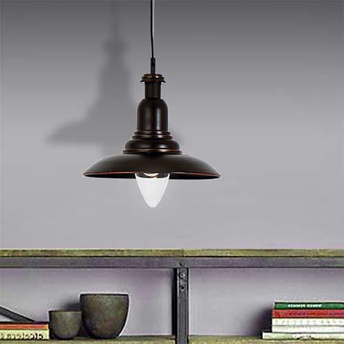 Black & Copper Metal Pendant