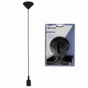 Brightstar PEN285/1 Black PVC and Silicon Pendant Light (Blister Pack)